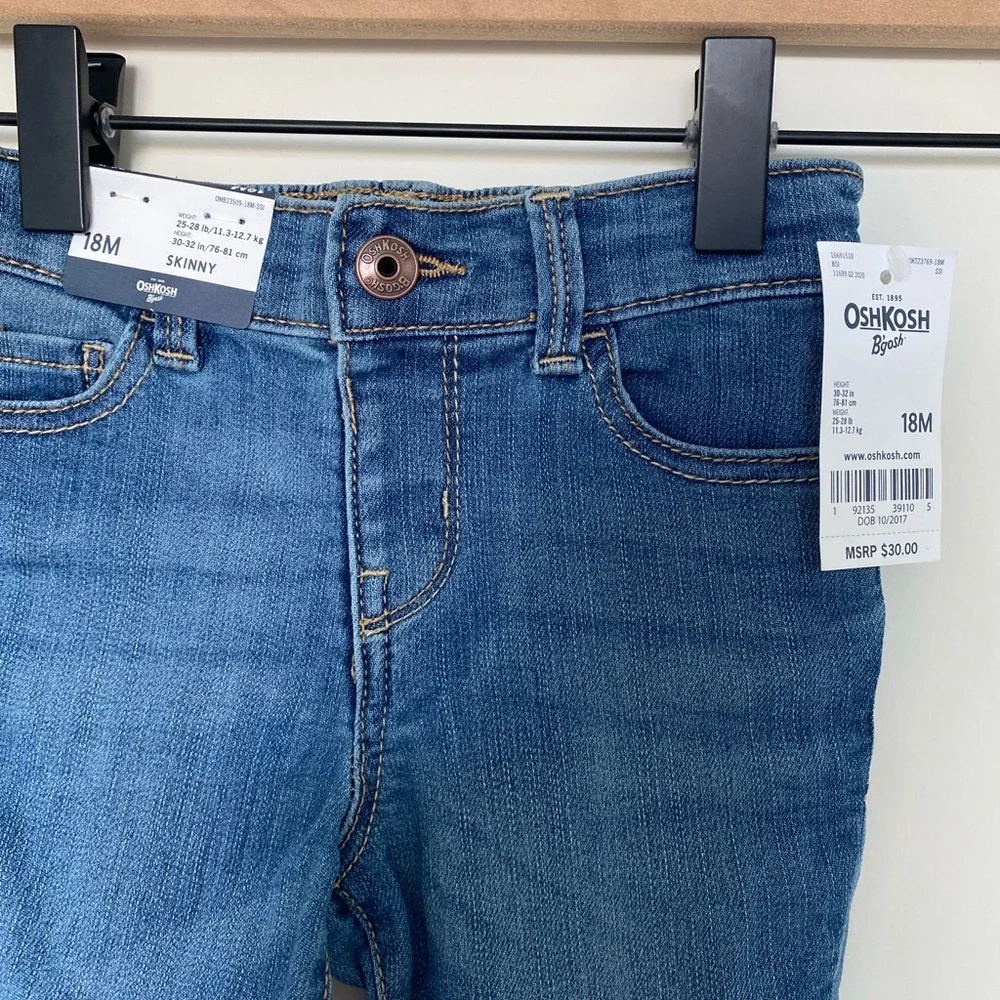 NWT OshKosh B’gosh baby skinny jeans
